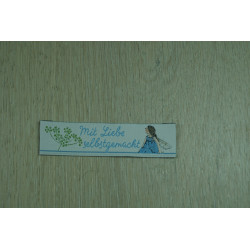 Webetikett "Mit Liebe...