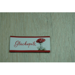 Webetikett "Glückspilz"