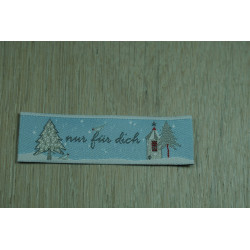 Webetikett "Nur für dich"...