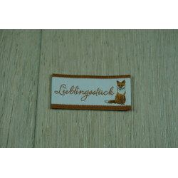 Webetikett "Lieblingsstück"...